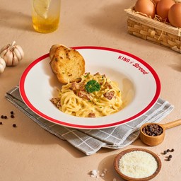 CP7 Spaghetti Cream Carbonara สปาเกตตี้ครีมคาโบนาร่า