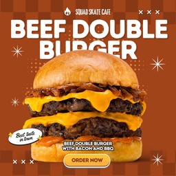 เบอร์เกอร์เนื้อ ดับเบิ้ล