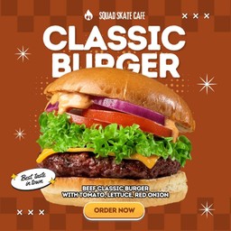 เบอร์เกอร์เนื้อ คลาสสิค