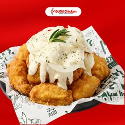 ไก่ทอดซอสไวท์ออนเนียน