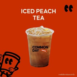 Iced Peach Tea 16 oz