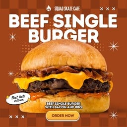เบอร์เกอร์เนื้อ ซิงเกิ้ล