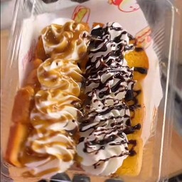 ปังปิ้ง วิปครีม ทูโทน (คาราเมล+ช็อค)