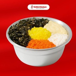 กูร์กูร์ จูม็อกบับ เสิร์ฟพร้อมไข่กุ้ง