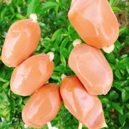 จัมโบ้รมควันหนังกรอบ  หมูผสมไก่