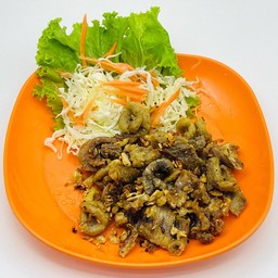 ไส้ตันทอดกระเทียม