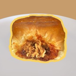 ขนมปังไส้ทะลักพริกเผาไก่หยอง