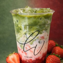 Matcha Strawberry Latte