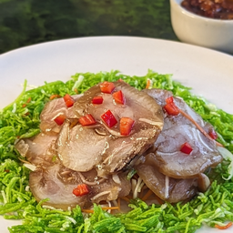ติ่มซำ - หูหมูแก้ว Cold Pig's Ear Bologna.