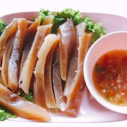 หมึกกรอบลวกจิ้ม