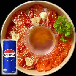 ข้าวหน้าแซลมอนดองเกาหลี