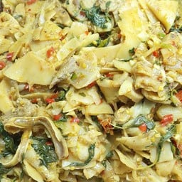 หูหมูผัดหน่อไม้