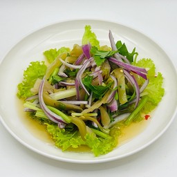 ยำผักกาดดอง