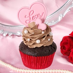 Chocolate Hazelnut Praline Cupcake (ช็อกโกแลตฮาเซลนัทพราลีนคัพเค้ก)