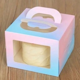 กล่องเค้ก 0.5 ปอนด์ (สีพาสเทล)