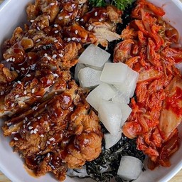 ข้าว ไก่กรอบ ยกเซต