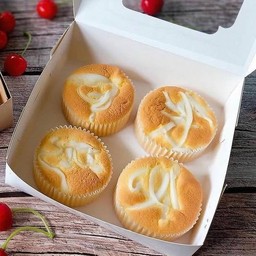 ชิฟฟ่อนมะพร้าวอ่อน 4 ชิ้น