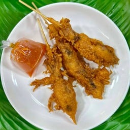 หมึกชุบแป้ง k'อัง ตลาดตือเบาะมาร์เก็ต