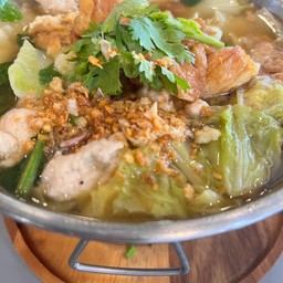 แกงจืดไข่น้ำไก่สับ