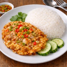 ข้าวไข่เจียวทรงเครื่อง
