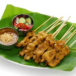 หมูสะเต๊ะ ชุด 10 ไม้