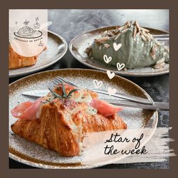 Croissant Ham & Double Cheese แฮมชีสครัวซองต์ ที่คุณต้องลอง