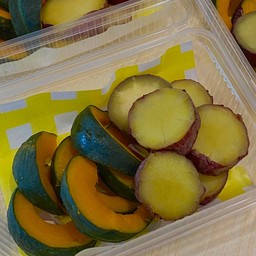 เซ็ทมันหวานญี่ปุ่นและฟักทอง