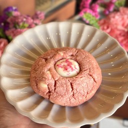 Soft cookie strawberry