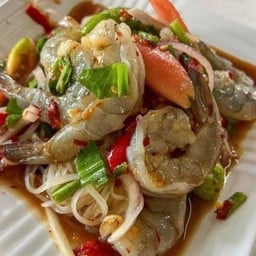 ตำเส้นเล็กกุ้งสด