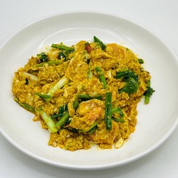 กุ้งผัดผงกะหรี่