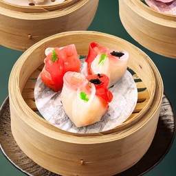 เกี๊ยวกุ้งจักรพรรดิสามสี