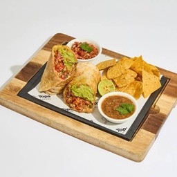 Cowboy Griddled Burrito