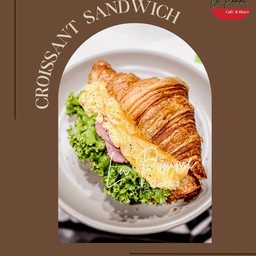 Set A: Croissant Sandwich แฮมชีส และไข่ข้น ฟินน