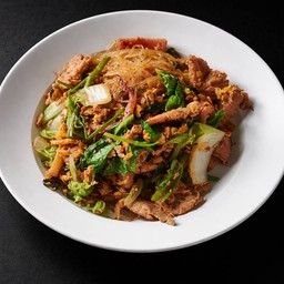 สุกี้แห้งสันใน หมู