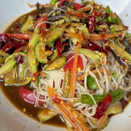 ตำซั่วแตงน้ำปลาร้านัวๆๆ