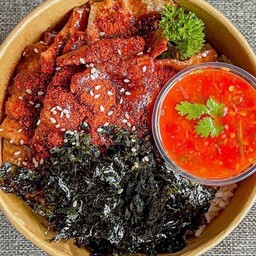 ข้าวหน้าหมูหม่าล่า