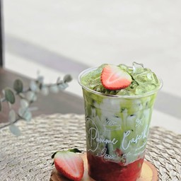 Matcha Strawberry ซอสหอม ทำจากสตรอเบอร์รี่สดๆ ห้ามพลาด