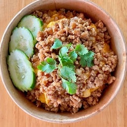 ข้าวไข่ข้นหมูสับ