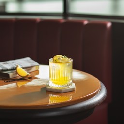 น้ำเก๊กฮวยผสมวานิลลาเลมอนเนด