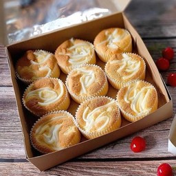 ชิฟฟ่อนมะพร้าวอ่อน 9 ชิ้น