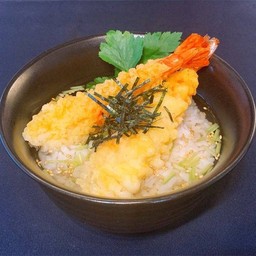 Chaduke-Ebi Tenpura2P-150g ข้าวต้ม+กุ้งเทมปุระ (2 ชิ้น)-150g 茶漬けえび天150