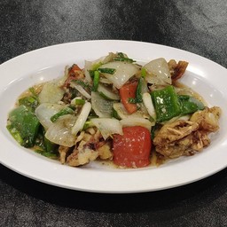 ปูนิ่ม  ผัดพริกไทยดำ