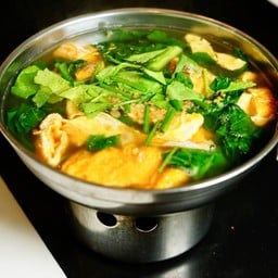 ต้มจืดตำลึงไข่น้ำ