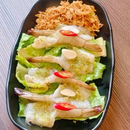 กุ้งแช่น้ำปลา Fresh Shrimp In Fish Sauce