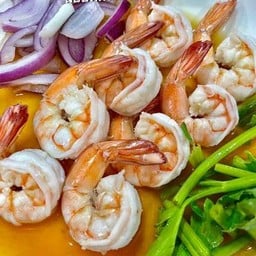ยำกุ้งลวก