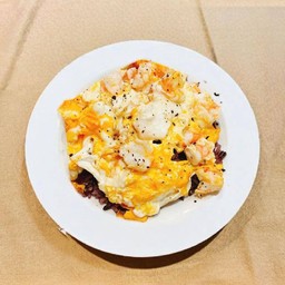 ข้าวไข่ขยี้กุ้งๆๆๆ ไข่2ฟอง