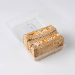 แซนวิชโฮลวีทปูอัดไข่กุ้ง