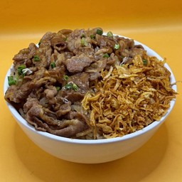 ข้าวหน้าเนื้อสไลด์ Australia Beef Brisket