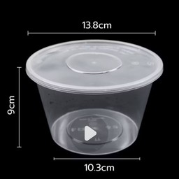 ใส่ถ้วยพร้อมทานแยกน้ำ