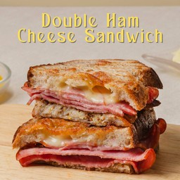 Double Ham Cheese Sandwich